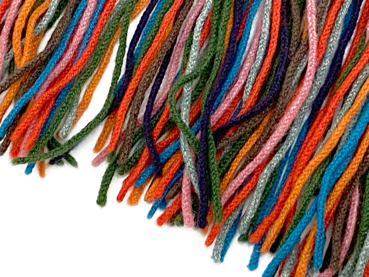 オールドイングランド/カシミヤフリンジマフラー