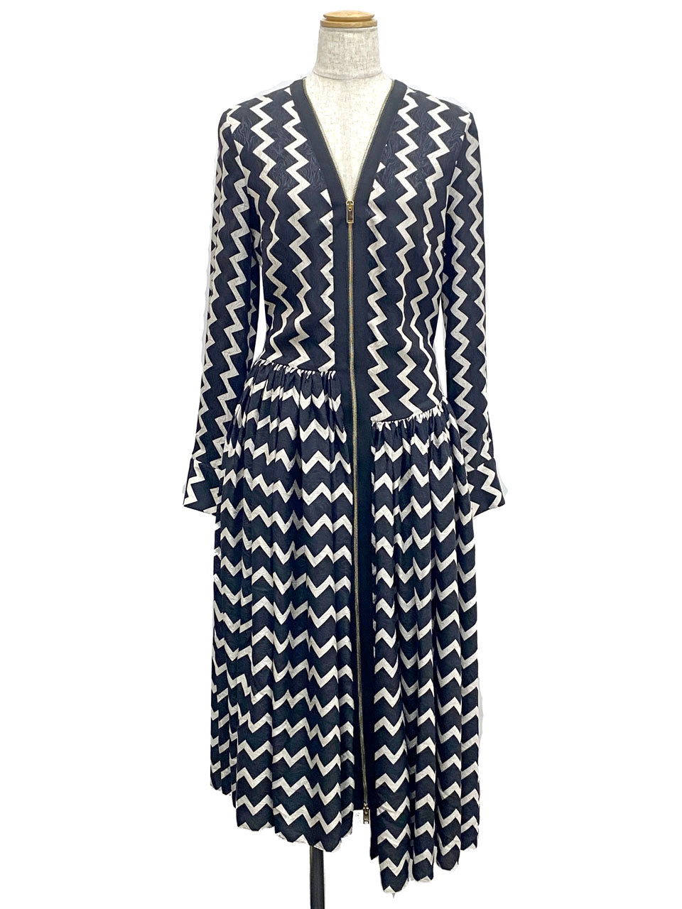 ステラマッカートニー/ジグザグ柄ワンピース