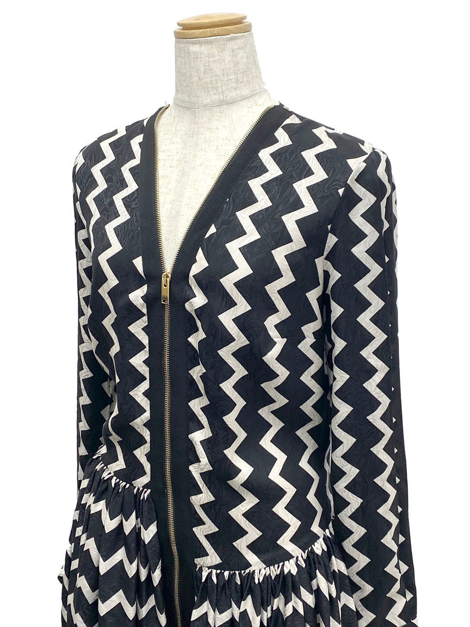 ステラマッカートニー/ジグザグ柄ワンピース