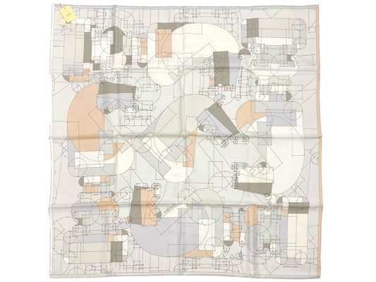 エルメス/カレ90 スカーフ 【ECHEC AU ROI （チェックメイト）】