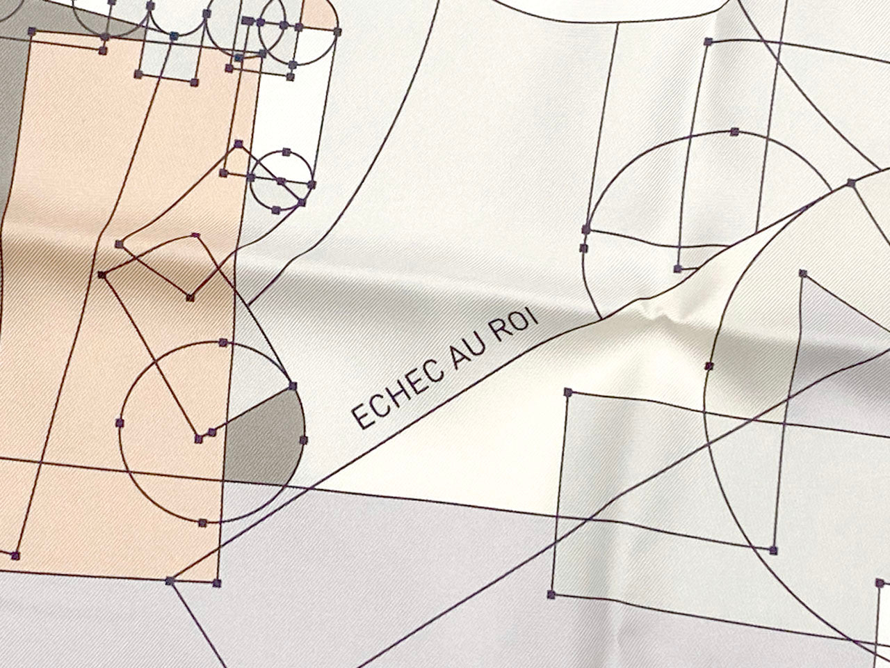 エルメス/カレ90 スカーフ 【ECHEC AU ROI （チェックメイト）】