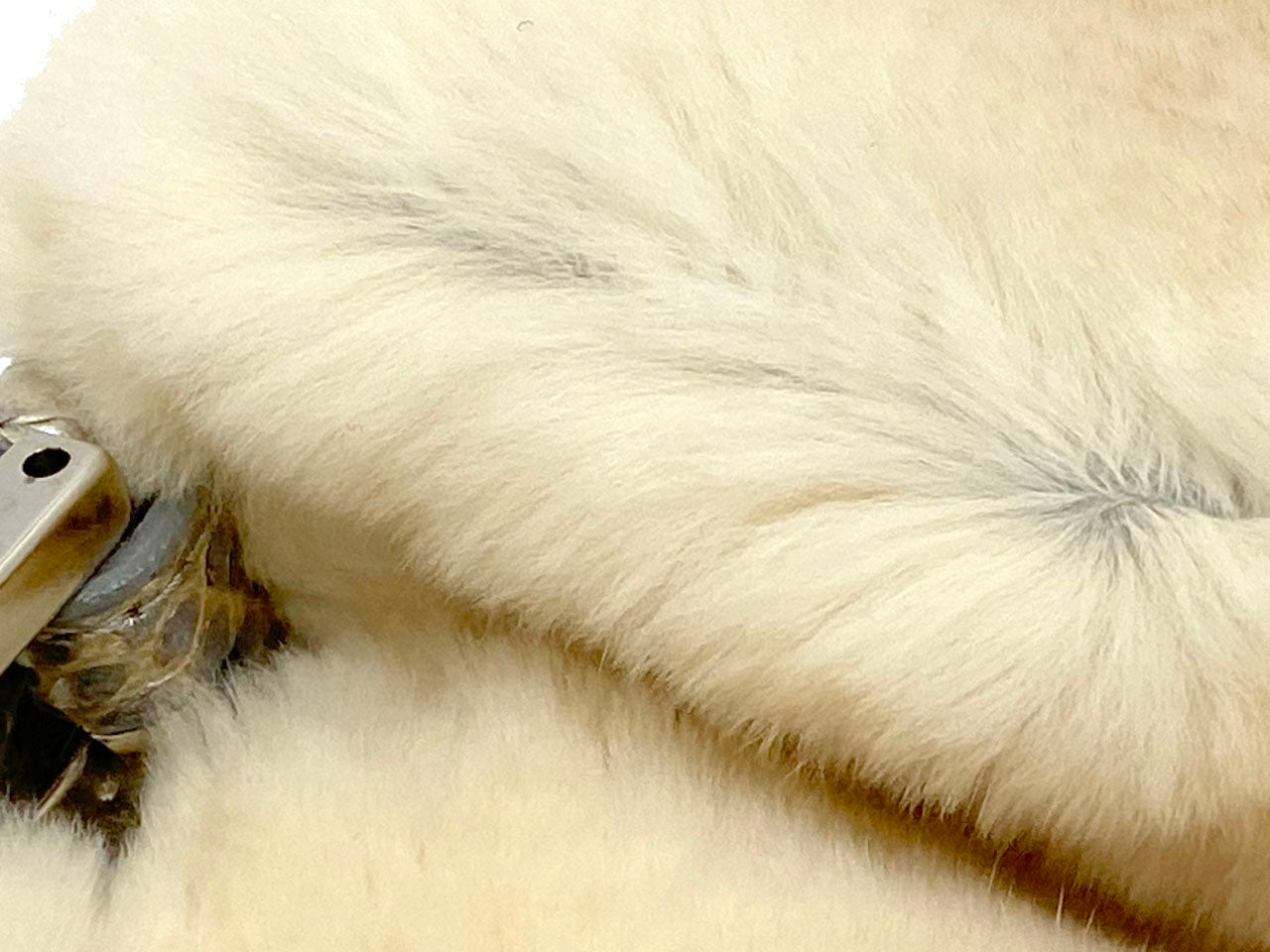 フェンディ/ハンドバッグ マンマバケット ミンク×パイソン