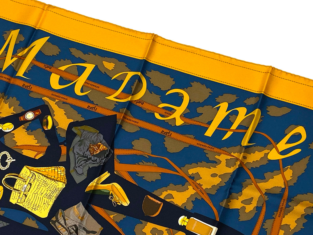 エルメス/カレ90 スカーフ 《Monsieur et Madame II （ムッシュー