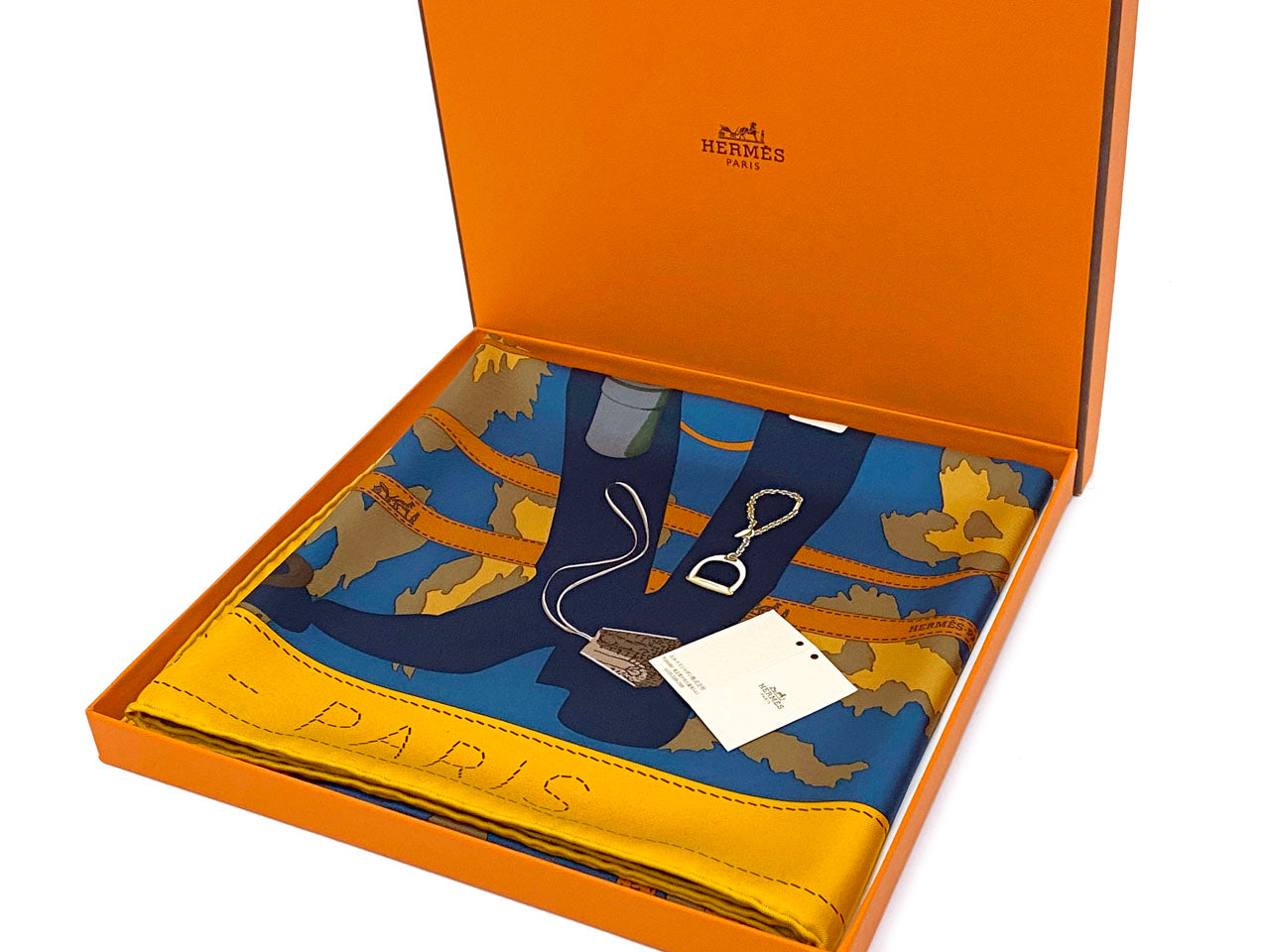 エルメス/カレ90 スカーフ 《Monsieur et Madame II （ムッシュー