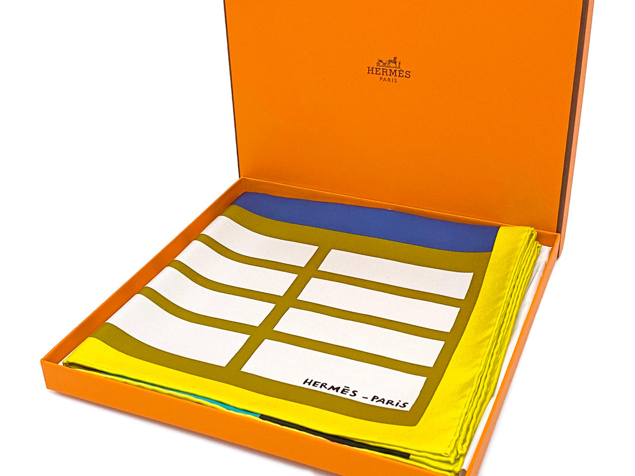 エルメス/カレ90 スカーフ 《Zeta de Nathalie du Pasquier（ゼータ