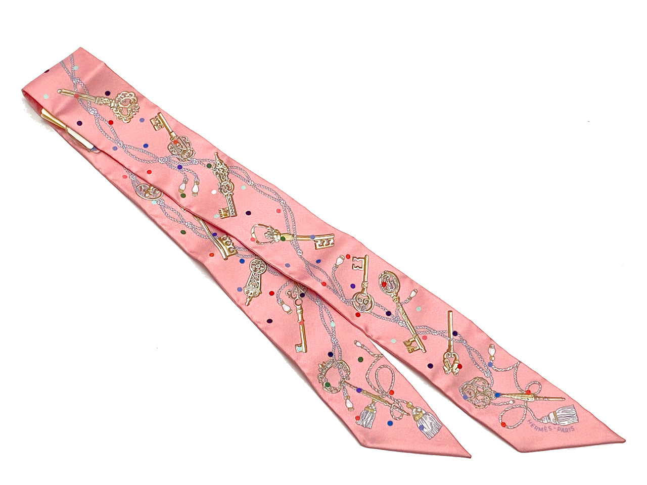 エルメス/ツイリー 【Les Cles a Pois（レ・クレ・ア・ポア）】