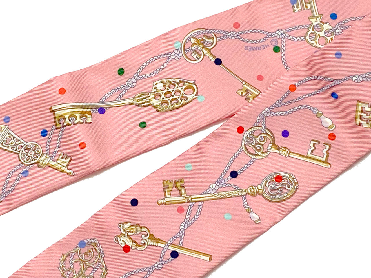 エルメス/ツイリー 【Les Cles a Pois（レ・クレ・ア・ポア）】