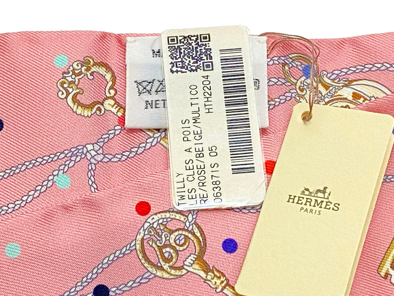 エルメス/ツイリー 【Les Cles a Pois（レ・クレ・ア・ポア）】