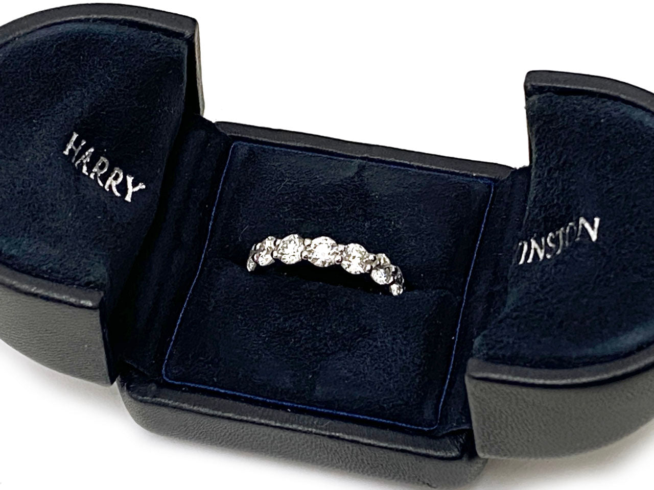 ハリーウィンストン/ラウンドカットプロング セット ダイヤリング プラチナ Pt950