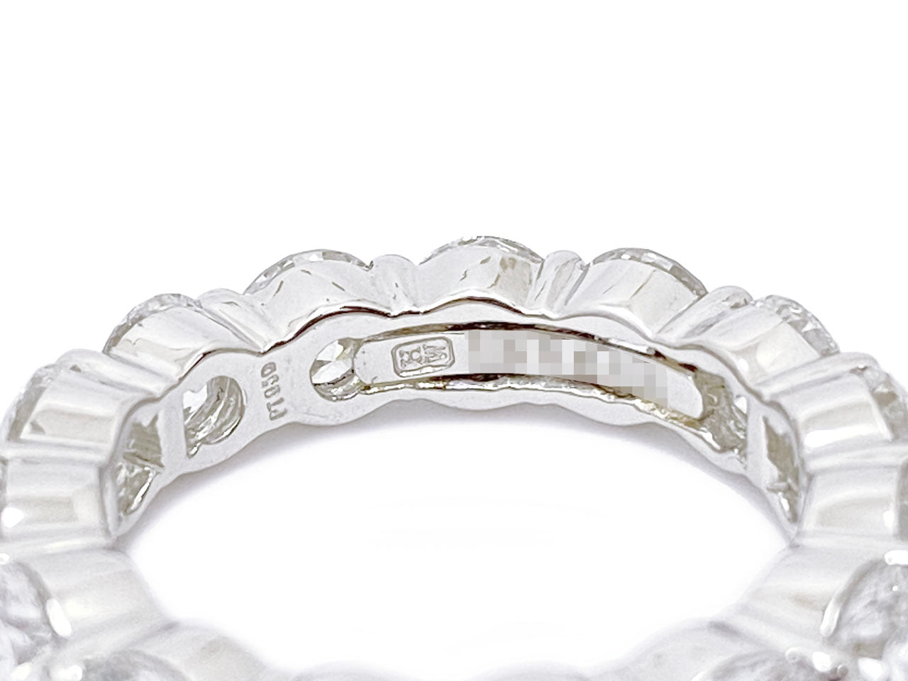 ハリーウィンストン/ラウンドカットプロング セット ダイヤリング プラチナ Pt950