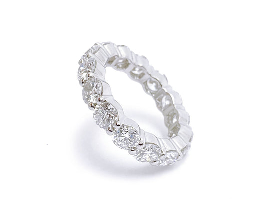 ハリーウィンストン/ラウンドカットプロング セット ダイヤリング プラチナ Pt950