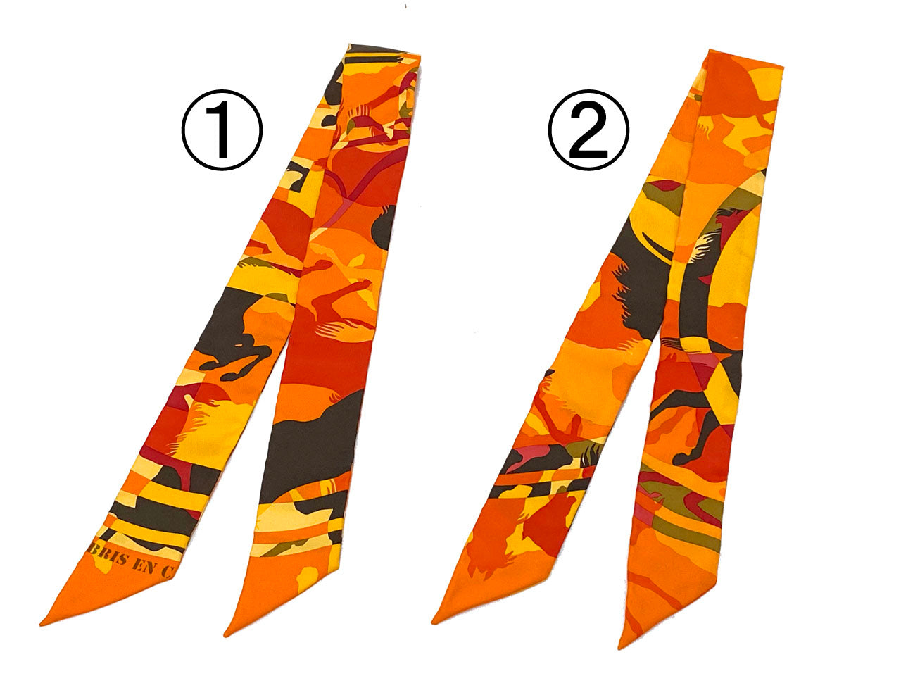 エルメス/ツイリー 【EX LIBRIS EN CAMOUFLAGE（エクスリブリスのカモフラージュ）】