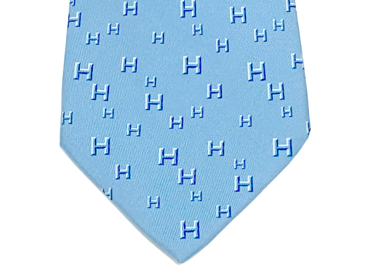 エルメス/メンズ プリント ネクタイ 【H柄】