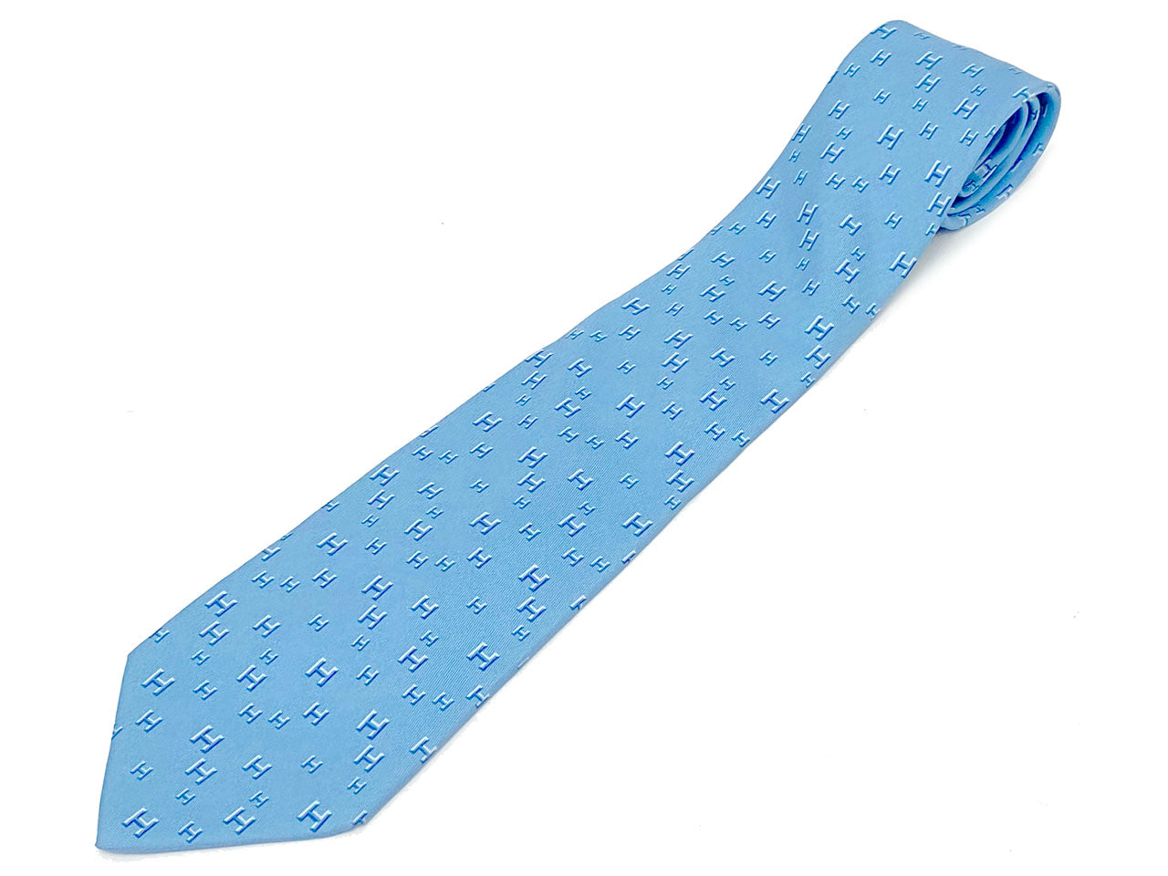 エルメス/メンズ プリント ネクタイ 【H柄】