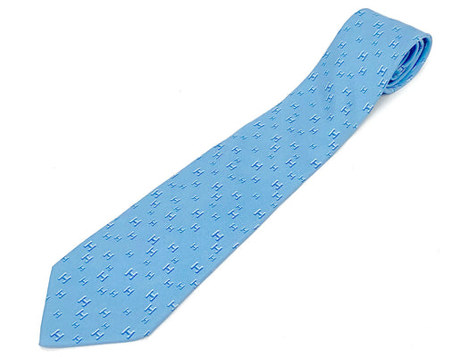 エルメス/メンズ プリント ネクタイ 【H柄】