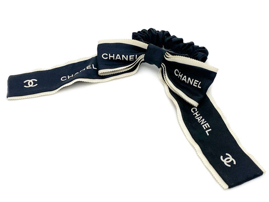 シャネル/シルク リボンシュシュ