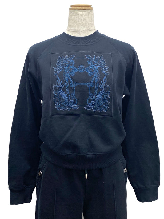 エルメス/ラグランスリーブスウェットトップス 《デッラ・カヴァッレリア》