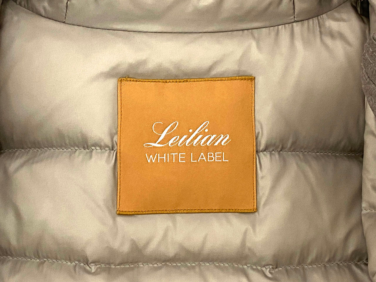 レリアン ホワイトレーベル/ファーフード ダウンコート