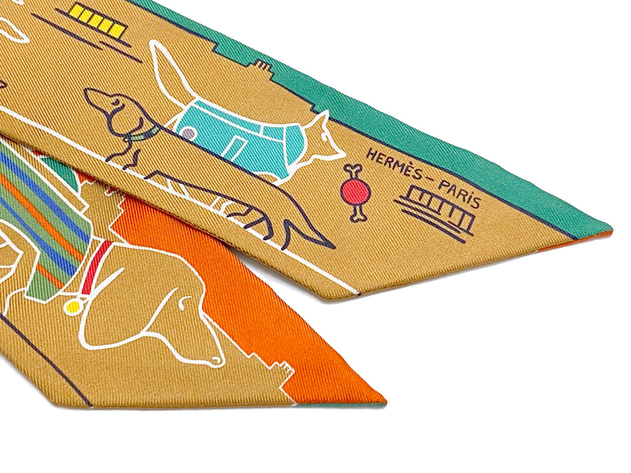 エルメス/ツイリー 【Les Chiens Parisiens （パリジャンの犬