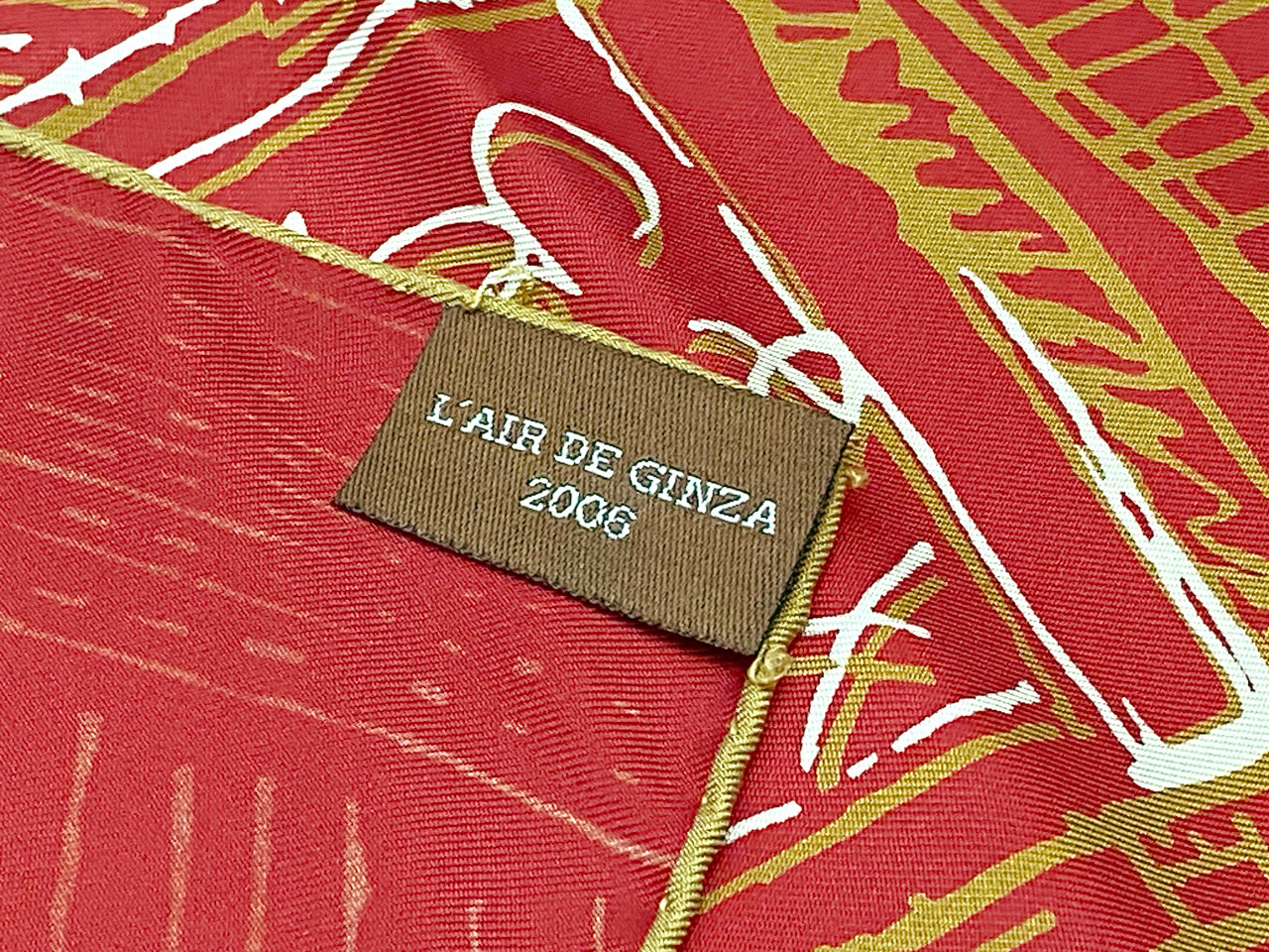 エルメス/カレ90 スカーフ 《De passage a GINZA （銀座の通路）》 銀座限定