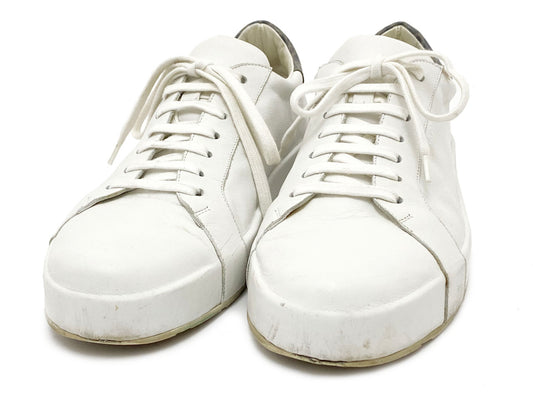 ジルサンダー/レースアップ レザースニーカー