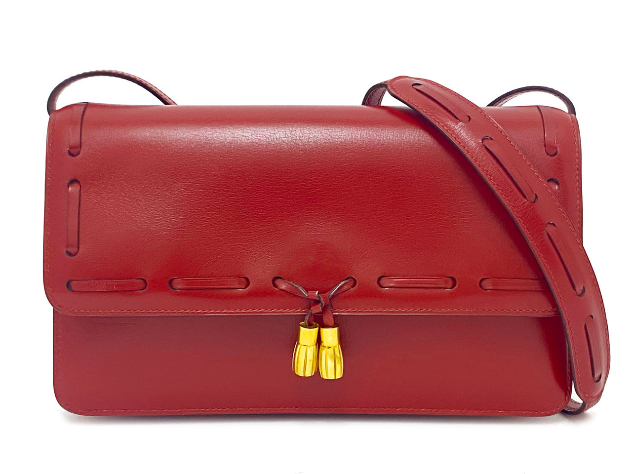 エルメス/ヴィンテージ ショルダーバッグ タッセル付