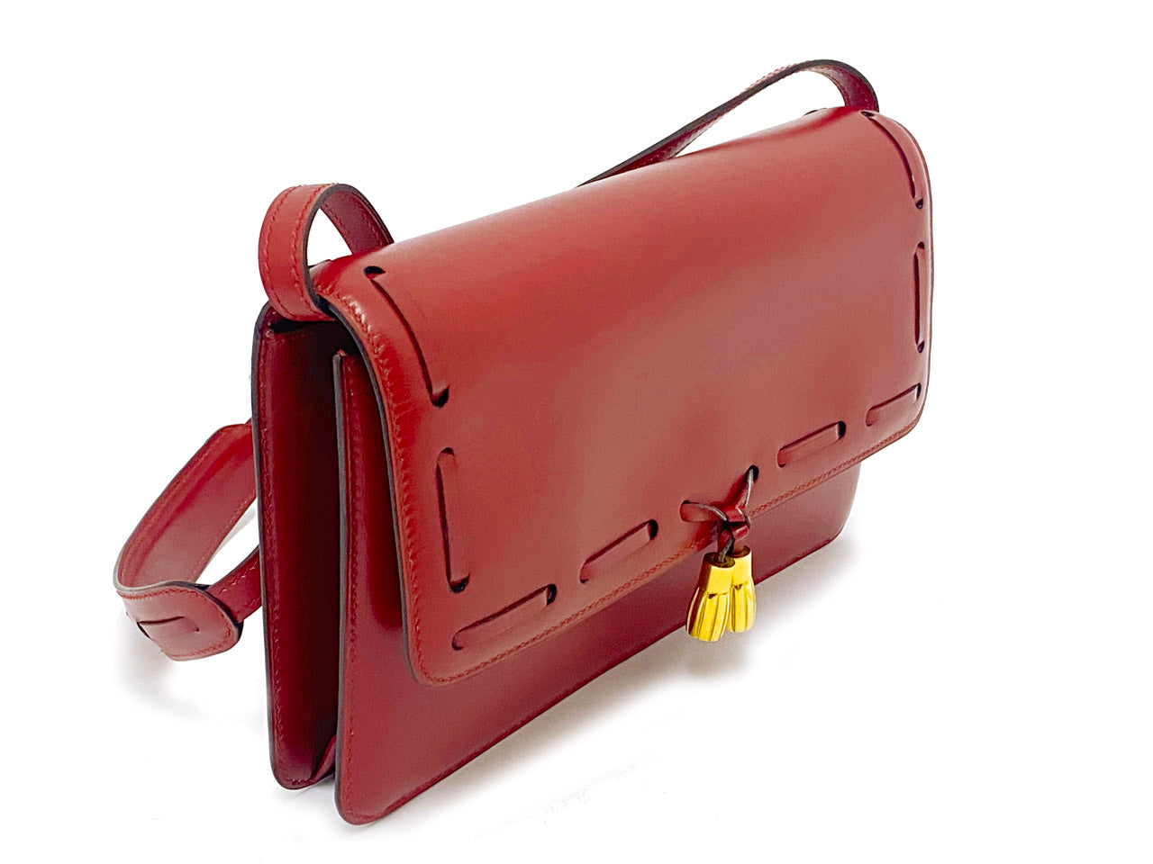 エルメス/ヴィンテージ ショルダーバッグ タッセル付