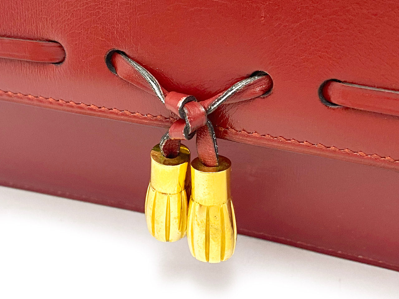 エルメス/ヴィンテージ ショルダーバッグ タッセル付