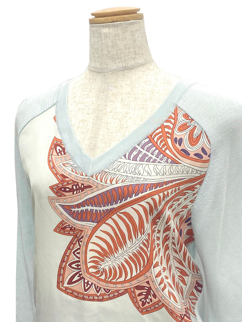 エルメス/長袖 ツイルレーヌセーター