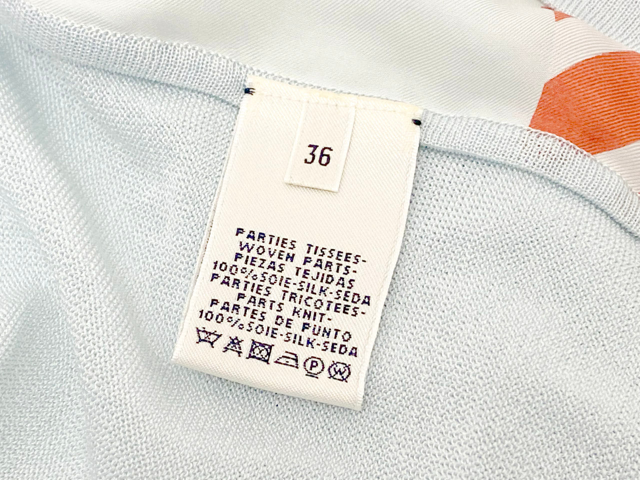 エルメス/長袖 ツイルレーヌセーター