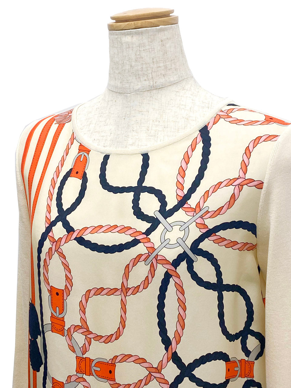 エルメス/ツイルレーヌトップス 《Cordelieres（コルドリエール）》