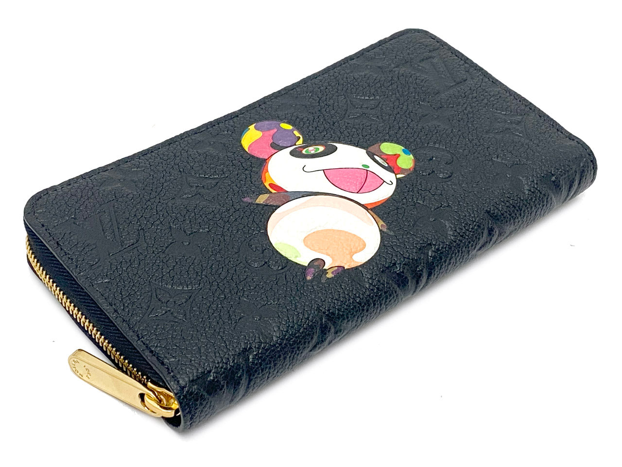 ルイヴィトン/村上隆コラボ 《LV × TM ジッピー・ウォレット パンダ》 M14160 日本限定 長財布 モノグラムアンプラントレザー