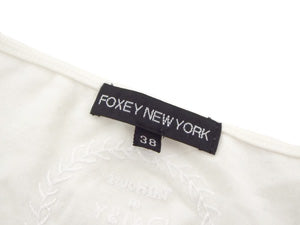 フォクシーFOXEY NEW YORK/スパンコールロゴトップス